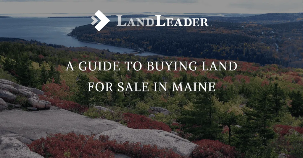 Maine Waterfront Land for Sale