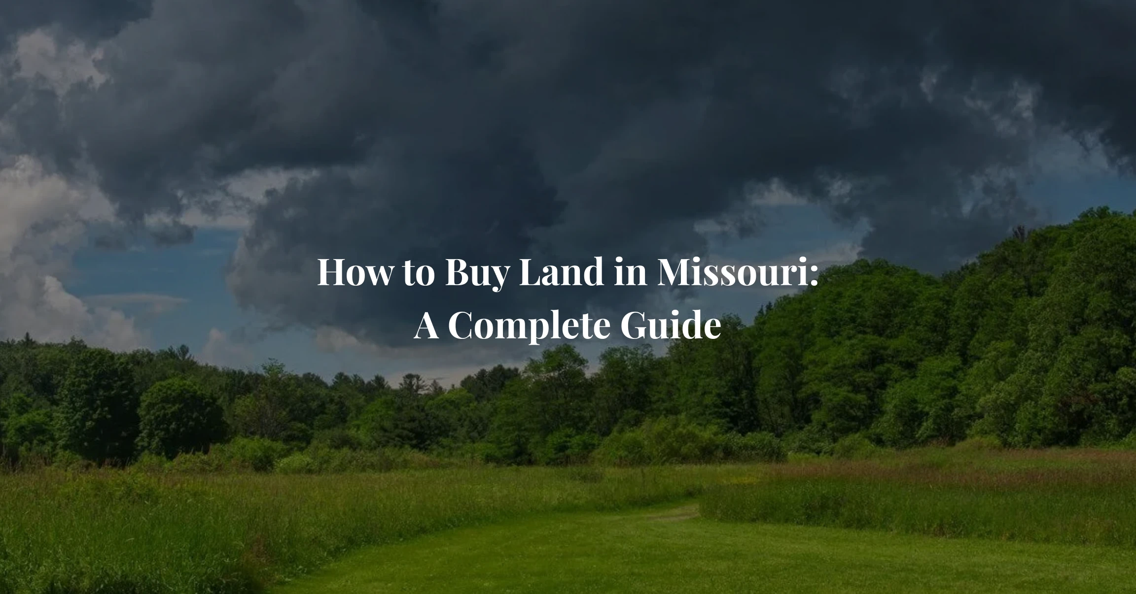 how to buy land in missouri